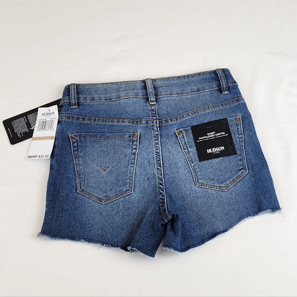 Hudson Kids Mid Rise Short Jeans Shorts